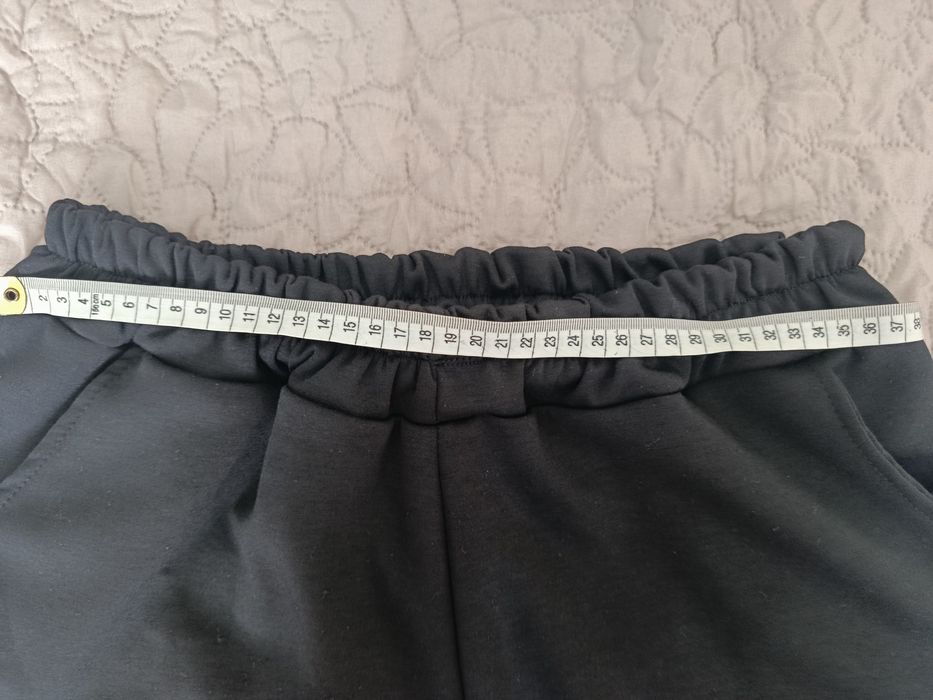 Czarny komplet damski dresowy bluza + spodnie L/XL