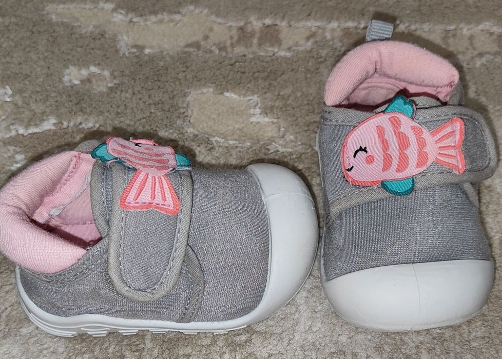 Макасини дитячі, для дівчинки, 18 розмір