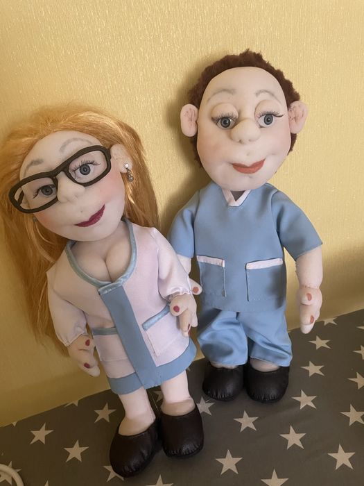 Лялька / Кукла ручной роботы , подарок медицина