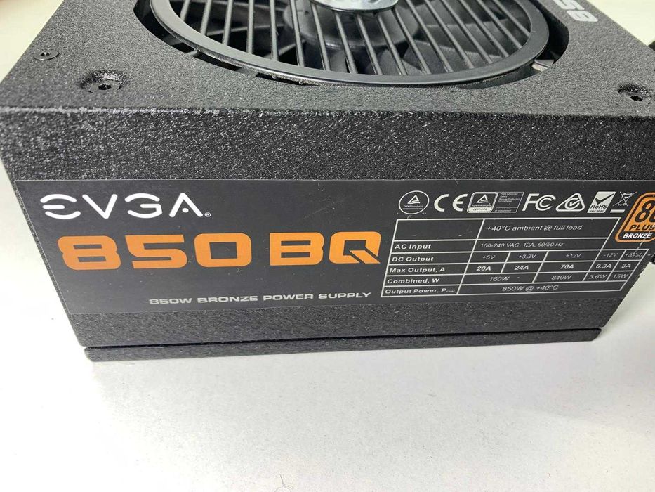 Fonte de Alimentação EVGA 850W 80 Plus Bronze Modular