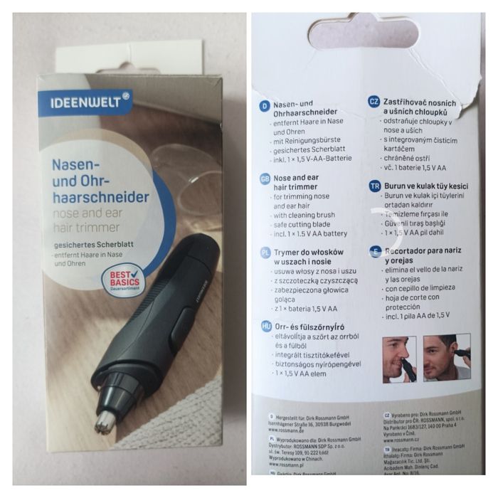 Nowy Trymer do uszu i nosa. Nowe