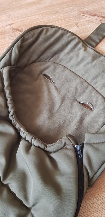 Śpiwór TEUTONIA do wózka khaki duży ocieplane zima jesień