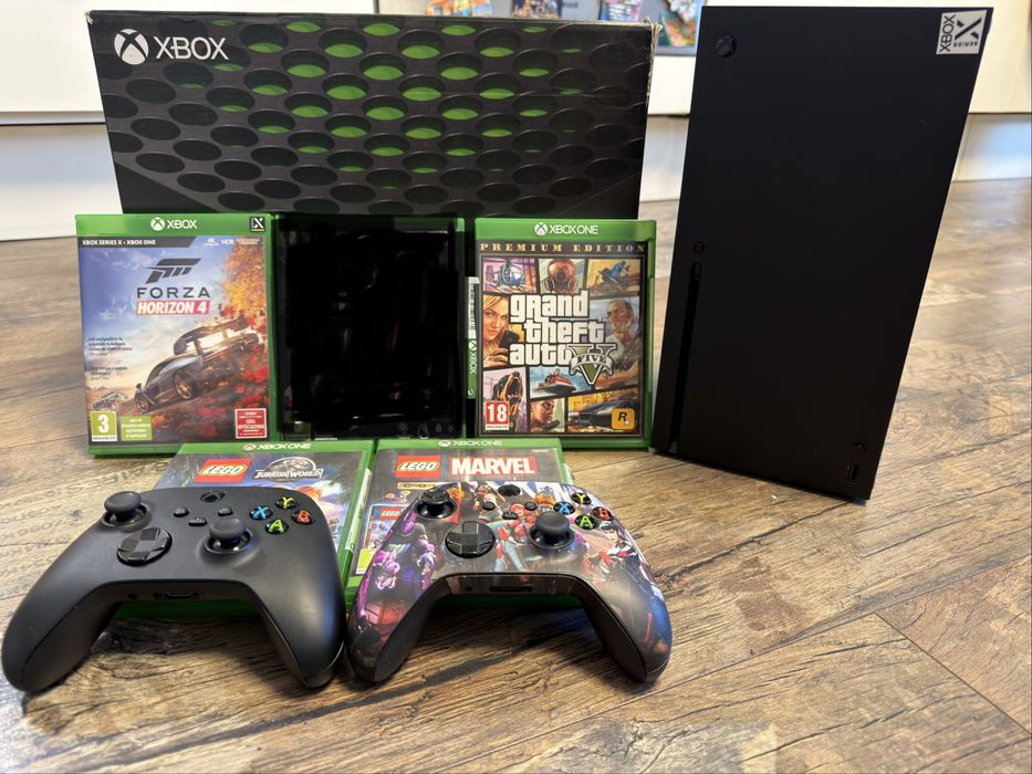 Xbox series x xbox one 1tb 4k blue ray full zestaw