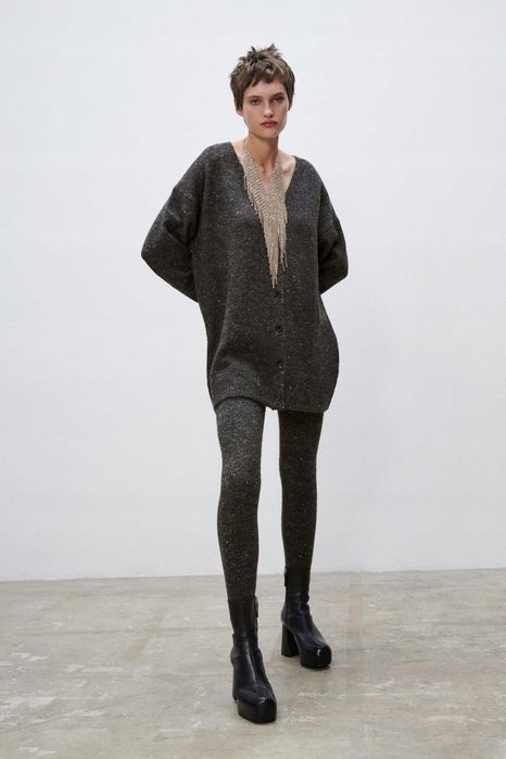 Komplet zara S kardigan getry