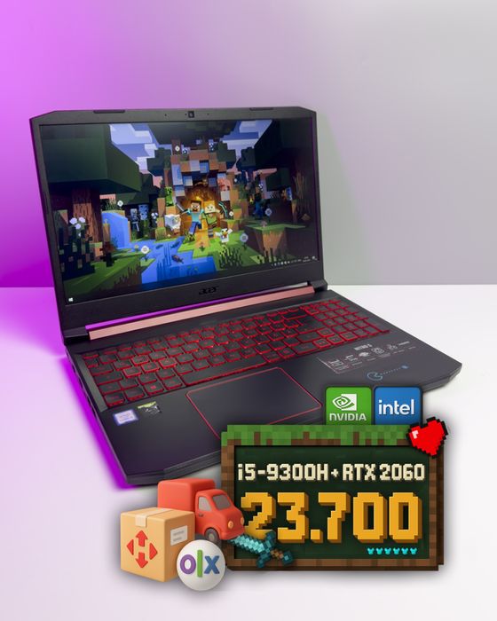 Acer Nitro 5/ ігройвий ноутбук RTX 2060+i5-9300H+16ram игровой ноутбук
