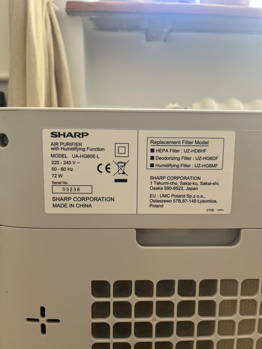 Oczyszczacz powietrza Sharp