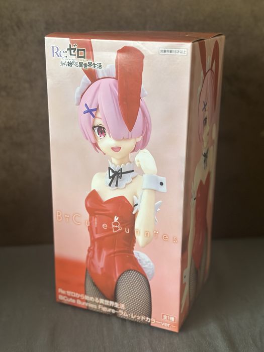 Аніме фігурка Рам Бані Ре Зеро / Ram Re:Zero BiCute Bunnies Red