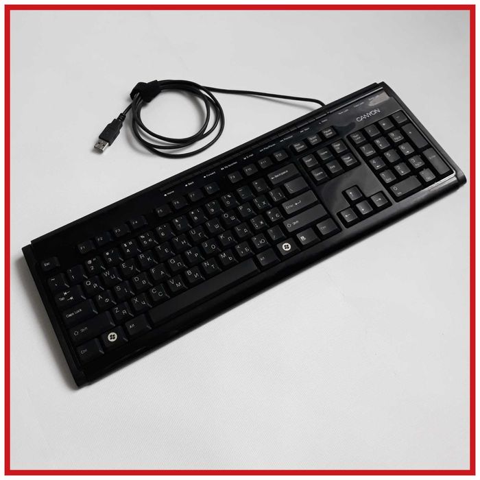 Дротова клавіатура Canyon CNR-KEYB9-UA Black