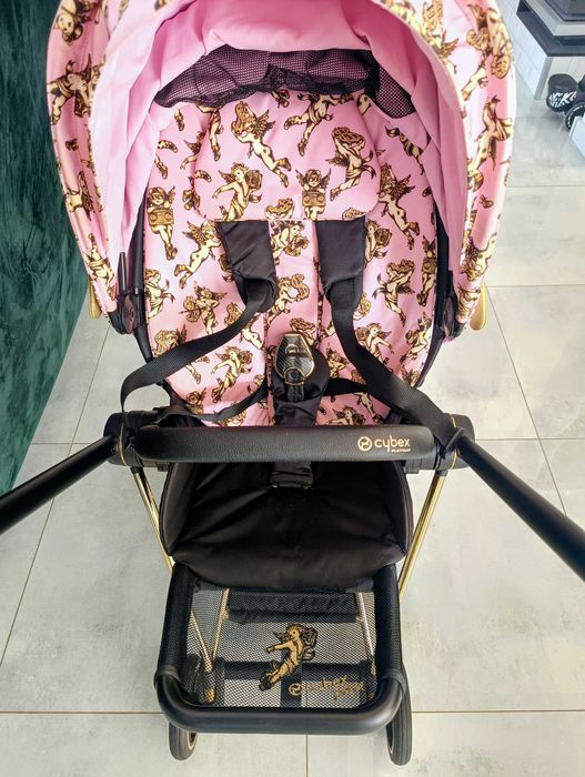 Wózek spacerowy CYBEX Mios 2 Jeremy Scott – Cherubs różowe cherubinki