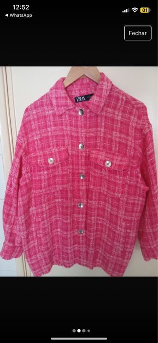 Casaco Rosa Zara