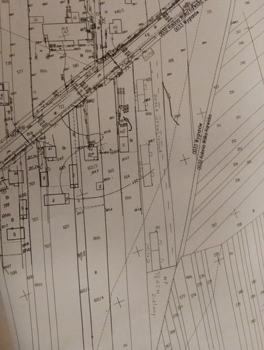 Działka inwestycyjna 0,62 ha – bliźniaki (6 lokali)  WZ w trakcie