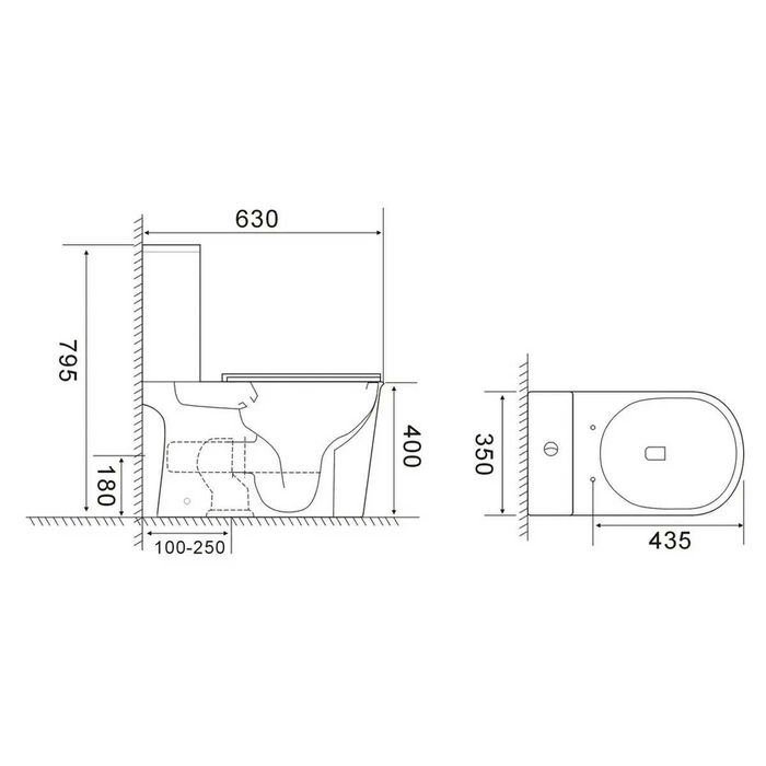 Унітаз-компакт Mixxus WAVE