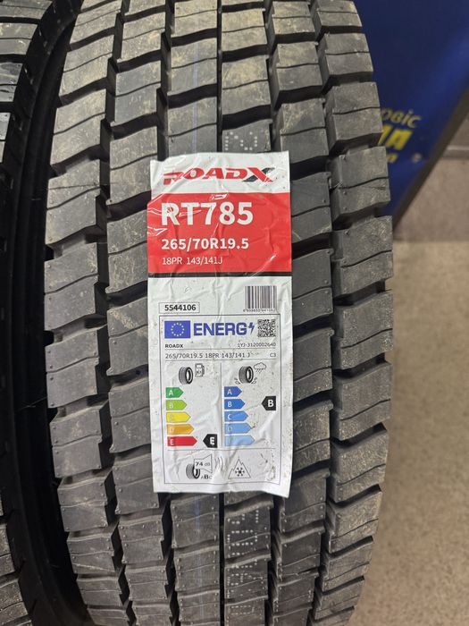 Шини вантажні (ведучі) 265/70R19.5 RoadX RT785