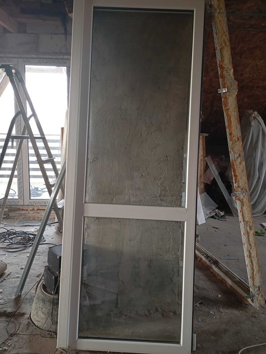 Okno balkonowe, dwuszybowe