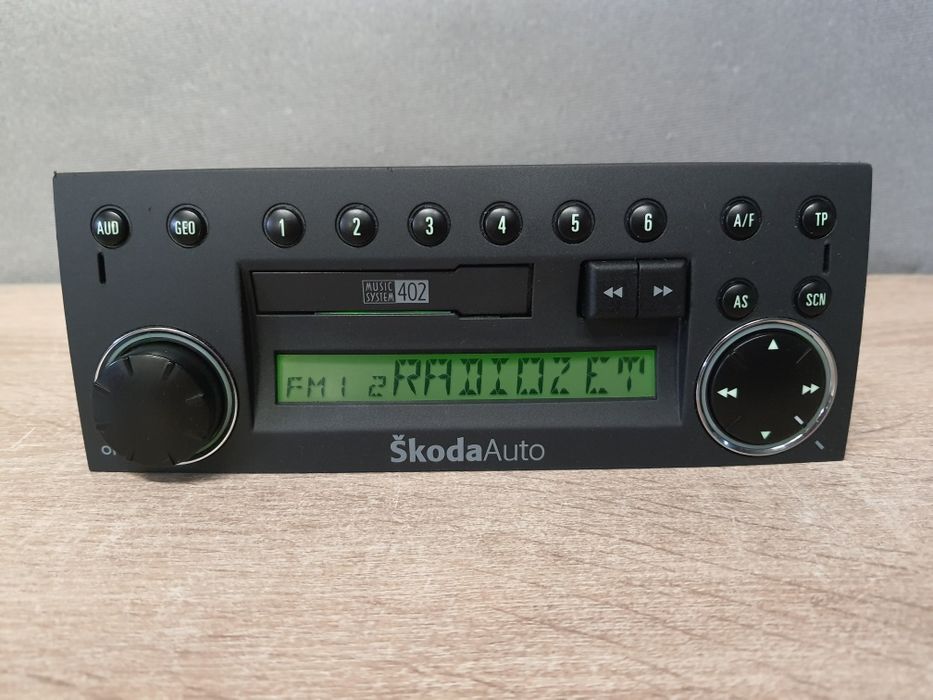 Radio samochodowe Skoda MS 402 / Fabia MK1 Zadbane. + kod Kaseta