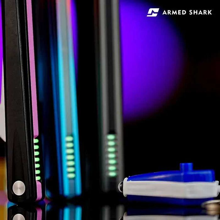 Eureka Armed Shark Премиум Тренировочный нож бабочка балисонг Новый!