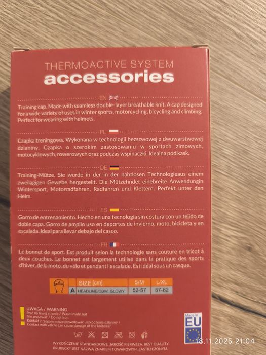 Czapka pod kask treningowa