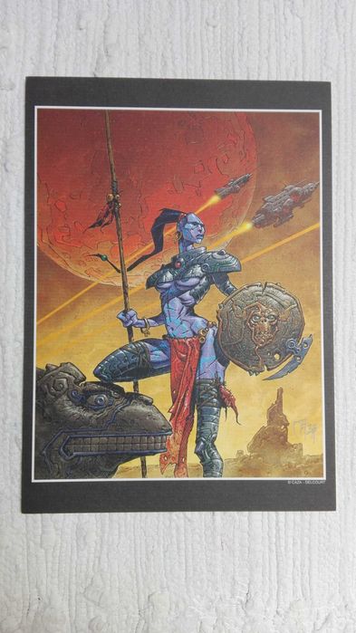 Caza - BD - Ex-libris assinado (Kris Kool, Monde d'Arkadi), Delcourt