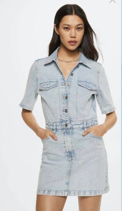 Платье  джинсовое Mango