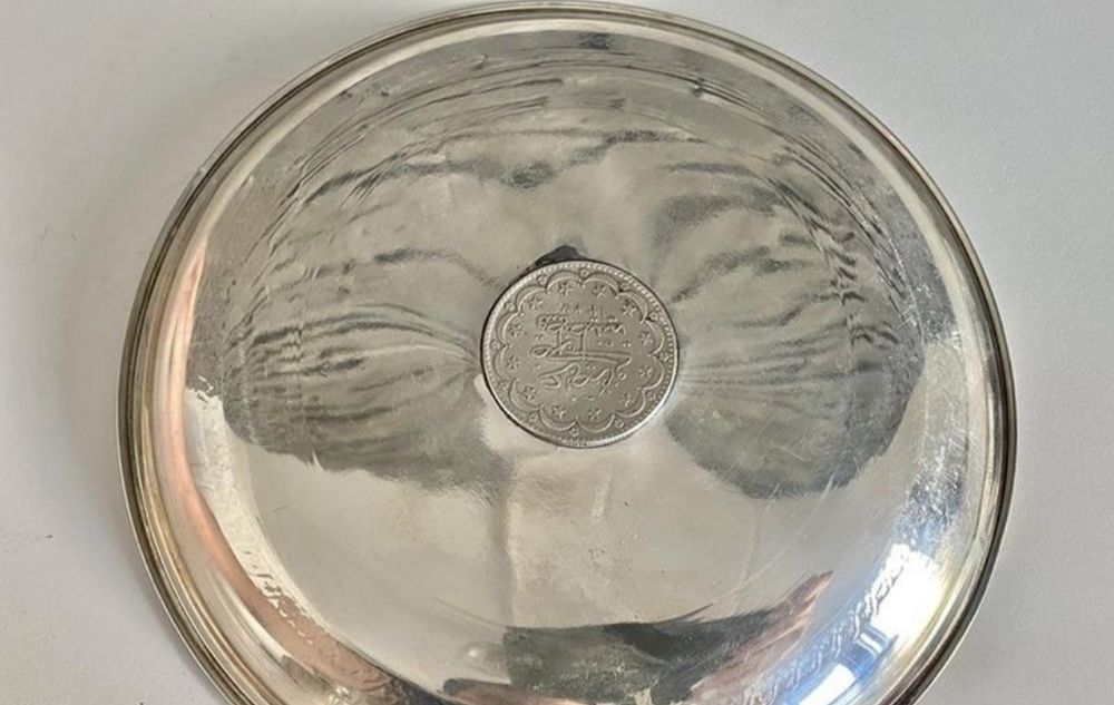 Тарілочка або піднос для рюмок, Туреччина, срібло 925