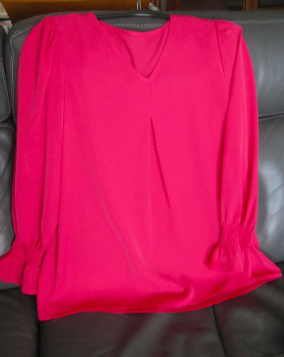 Blusa de Manga Comprida Rosa XL