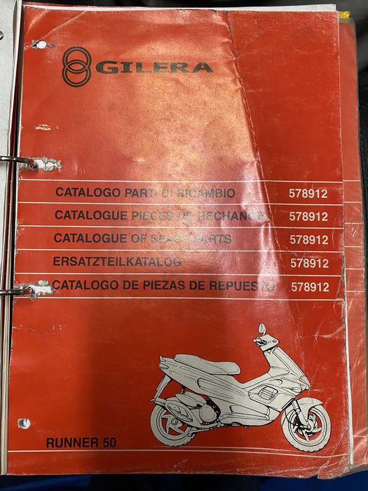 Piaggio/Gilera Catálogos de peças