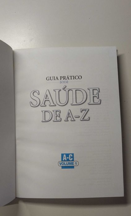 Livro - Saúde de A a Z {volume 1 de A-C}