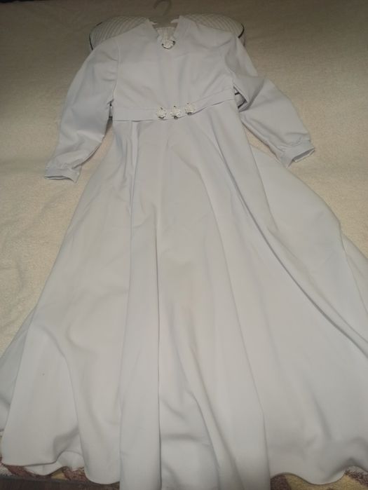 Zestaw. Wianek + Sukienka komunijna, suknia komunia r 140/146