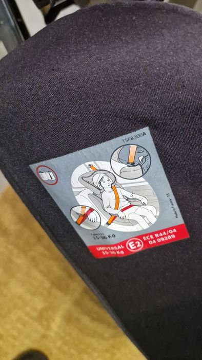 Cadeira Auto ZY preta e cinza