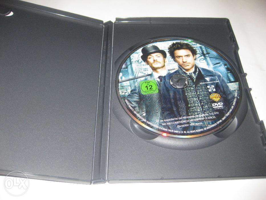 DVD "Sherlock Holmes" com Robert Downey Jr.