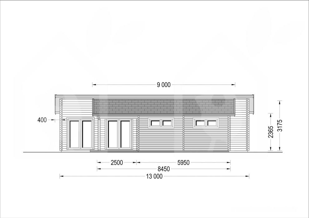 Casa de Madeira Vila Real 120m2 Instalação incluída