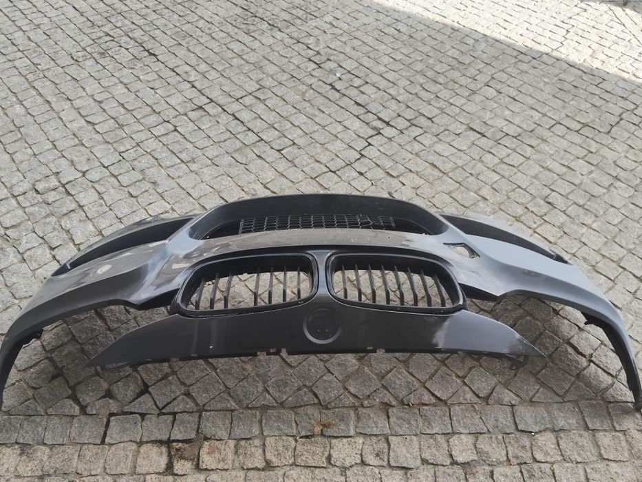 Parachoque BMW 318 radiador intercooler e termo ventilador ótica esque