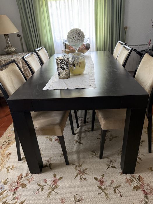 Conjunto de mobilia de sala jantar