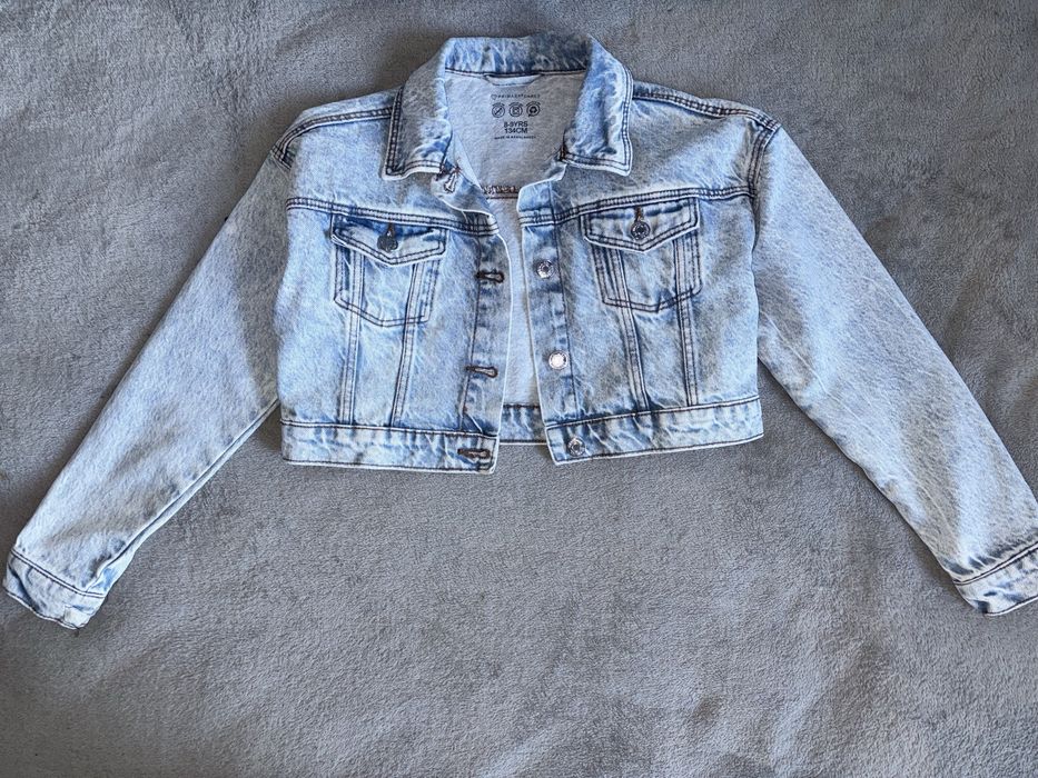 Джинсова куртка, джинсовка, джинсова юбка реглан zara h&m