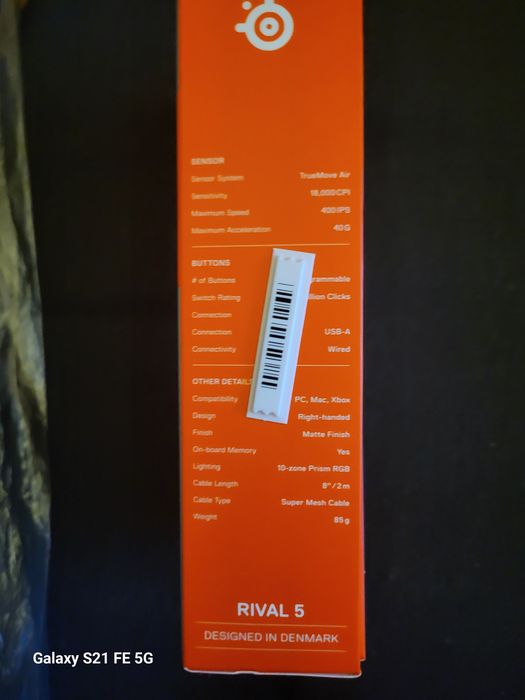 Myszka stellseries rival 5