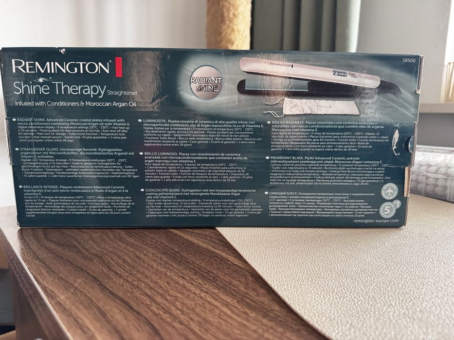 NOWA Prostownica REMINGTON S8500 Shine Therapy 230 stopni