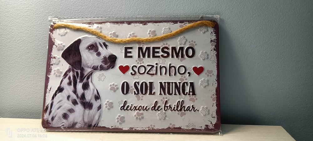 Placa Decorativa em metal64551844919938120