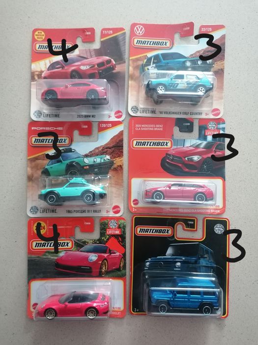 Matchbox vários modelos