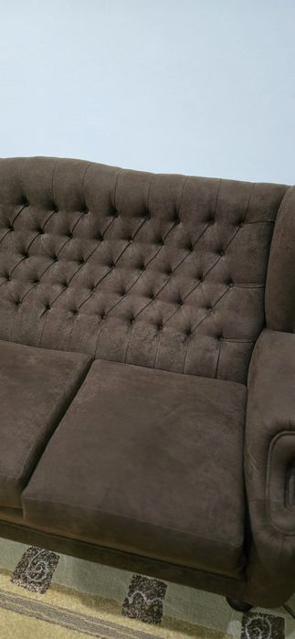 Espectacular terno de sofás vintage