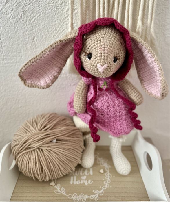 Króliczek na szydeł handmade