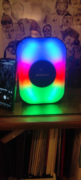 Coluna Wireless Portátil Mf1101 MODORWY Preto