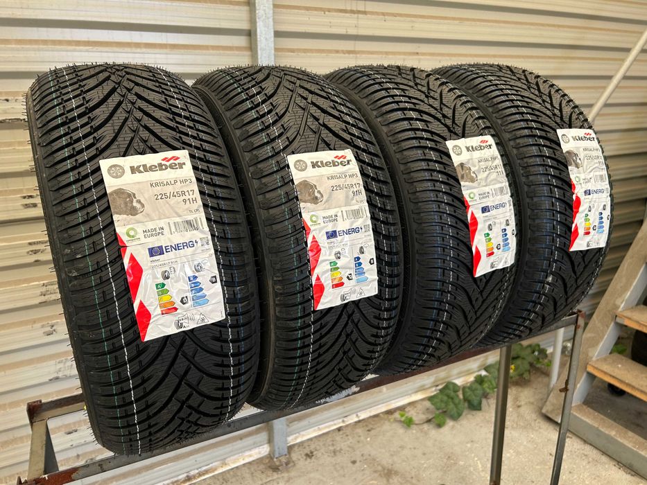4szt. zimowe 225/45R17 Kleber Krisalp HP3 91H  D,B,69db prod. 2025rok!