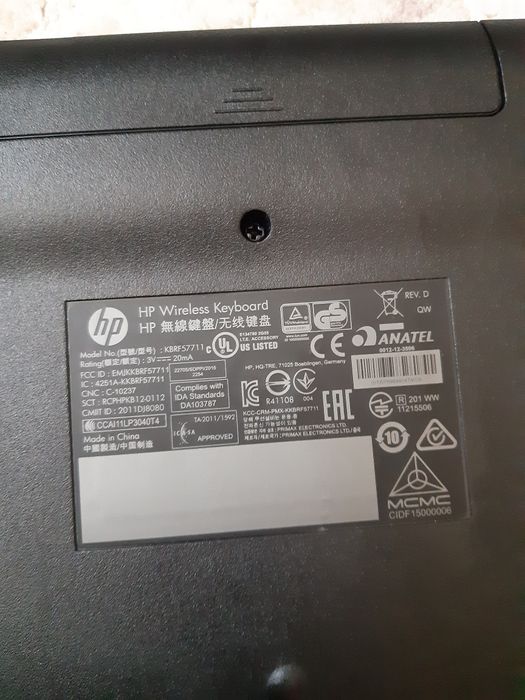 Беспровідна клавіатура HP KBRF57711