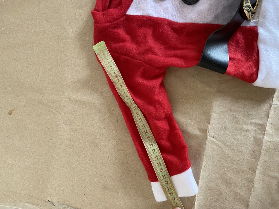 Новорічний дитячий костюм Санта Клаус 4-9 місяців