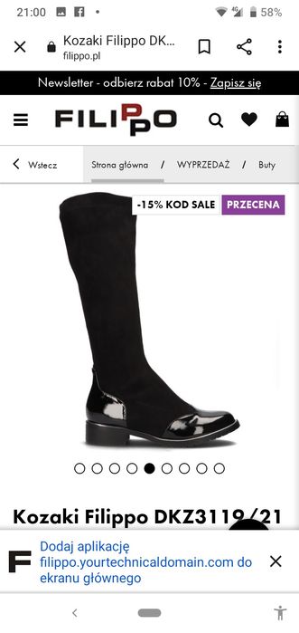 Buty damskie marki filipo