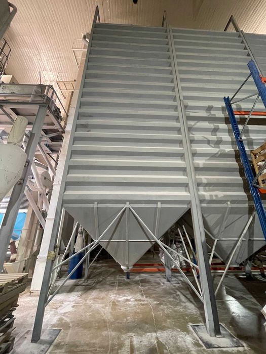 Silo Industrial Quadrado para Cereais 80 Ton
