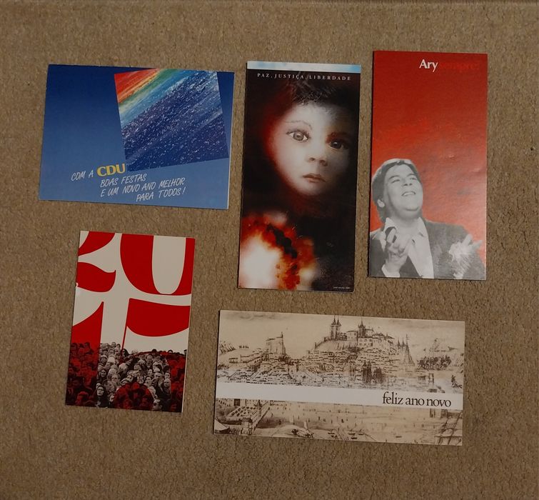 Postais Boas Festas  - Partido Comunista Português/CDU