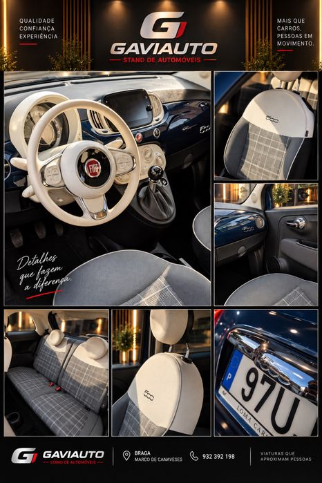 Fiat 500 Lounge 1.2  2018