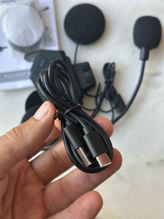 Intercomunicador Bluetooth fones novo Fale ouça música e atenda ligaca
