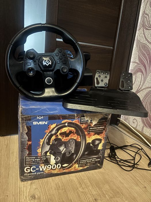 Ігровий руль для(ПК), но и для консолей PlayStation 4 и Xbox One,